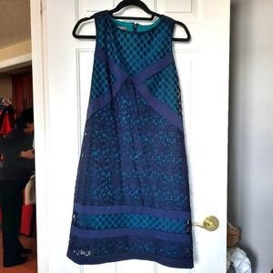 Blue/turquoise Muse dress in women's size 8